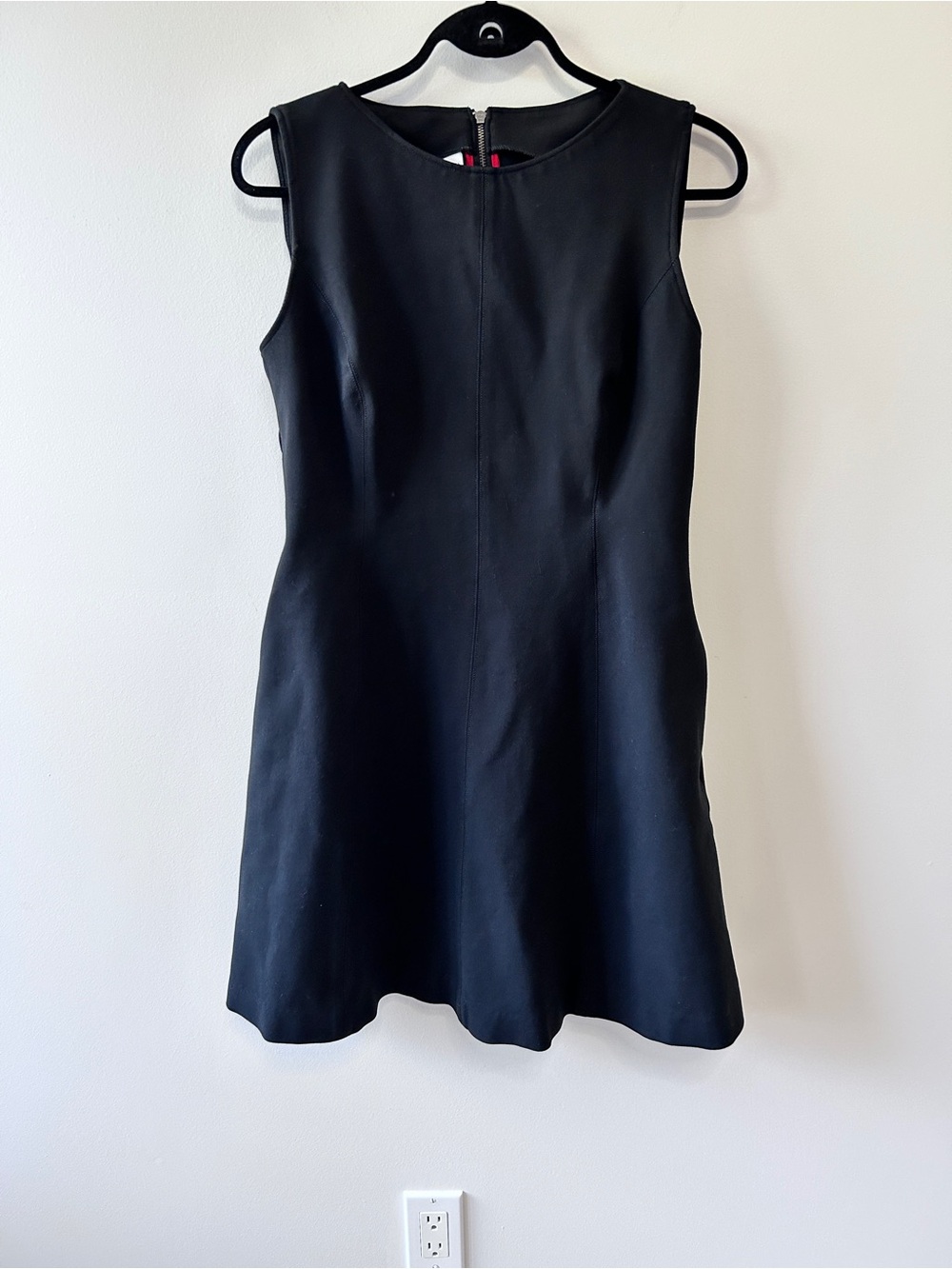 Spanx Women’s Size Large LBD Classic Black Sleeveless Fit Flare Dress Business - Picture 6 of 13